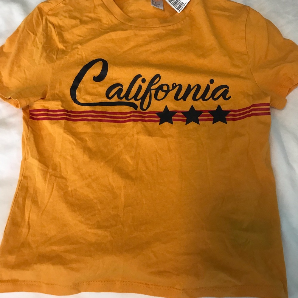 Yellow California t shirt
